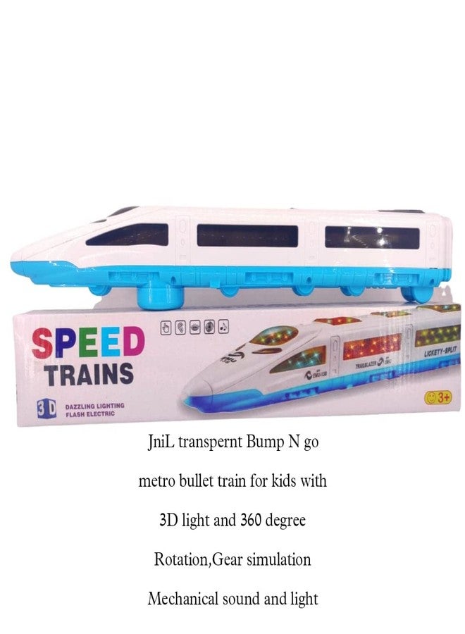 JNiL Speed Bullet Train Toy - 3D Lighting and Musical Fun Sounds | Toy for Kids Birthday Gift (Pack of 1) - Image 5